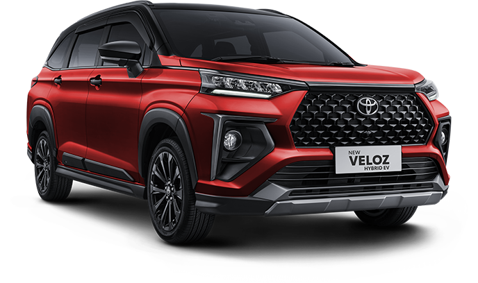 veloz hybrid ev Dark Red Mica Black